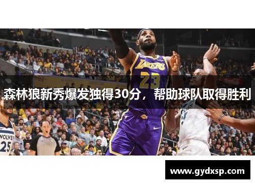森林狼新秀爆发独得30分，帮助球队取得胜利