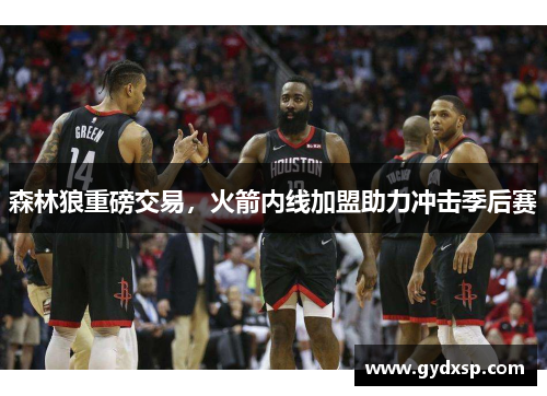 森林狼重磅交易，火箭内线加盟助力冲击季后赛