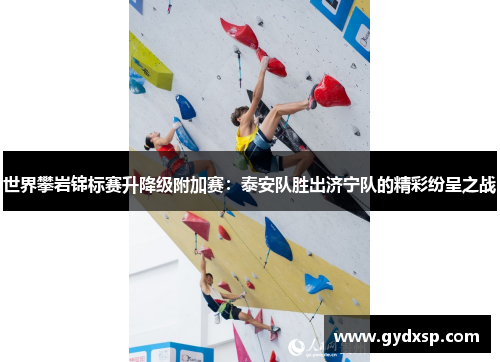 世界攀岩锦标赛升降级附加赛：泰安队胜出济宁队的精彩纷呈之战